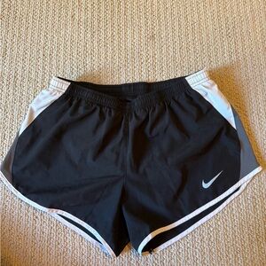 Nike Women's Athletic Shorts in Black and White